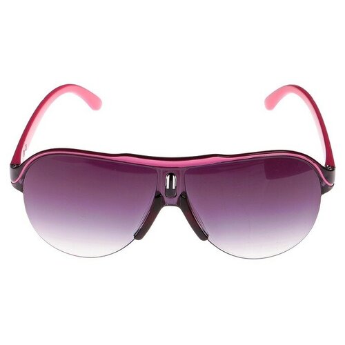 Солнцезащитные очки Мастер К., овальные, оправа: пластик, для девочек, розовый/розовый