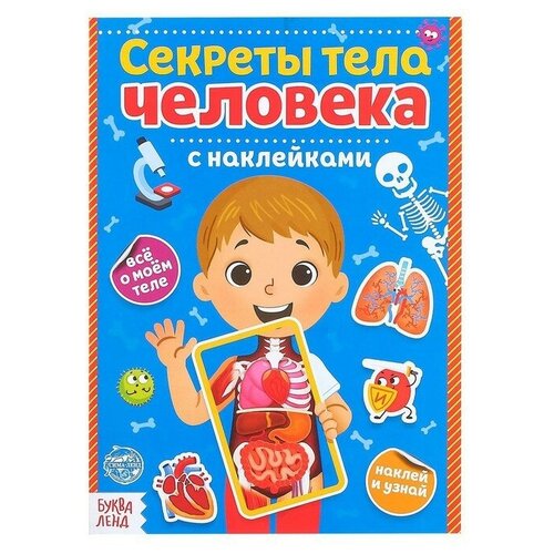 Наклейки «Секреты тела человека», 16 стр. симэ м удивительные энциклопедии секреты тела человека