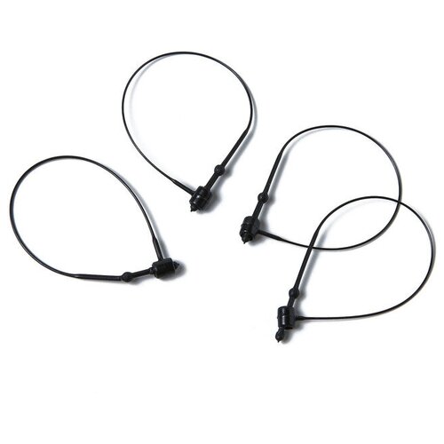 Стяжка пластиковая L9 цвет чёрный набор 500 штук 438₽