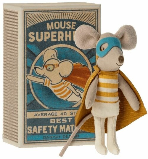Мышь-супергерой Maileg
