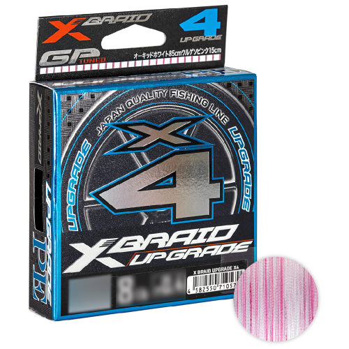 Ygk X Braid Upgrade X4 100м. 0.083мм. White Pink