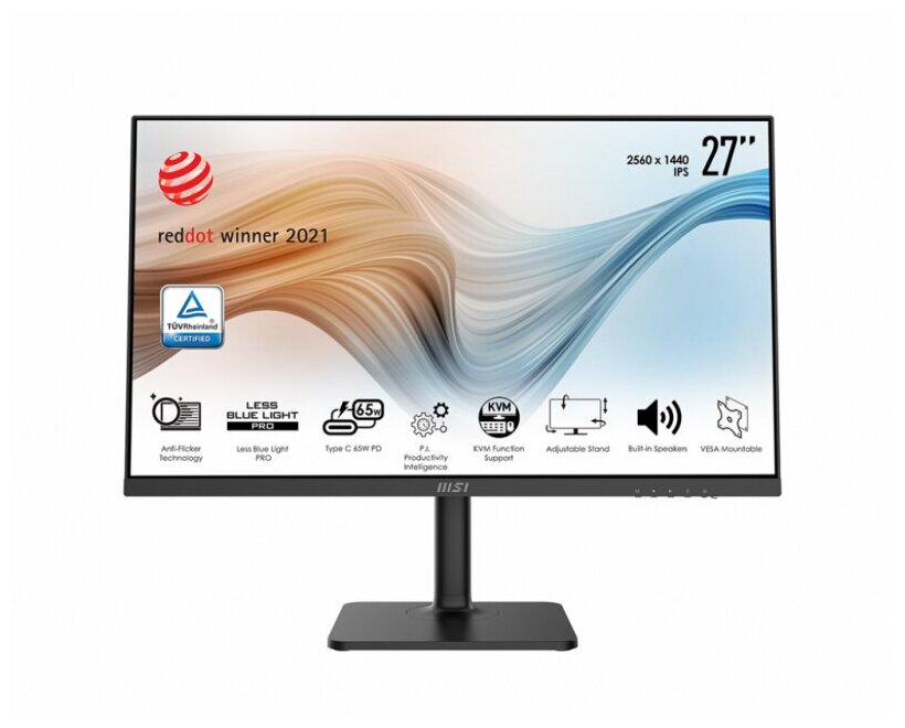 Монитор MSI Modern MD272QP 27"black (9S6-3PB19H-040)