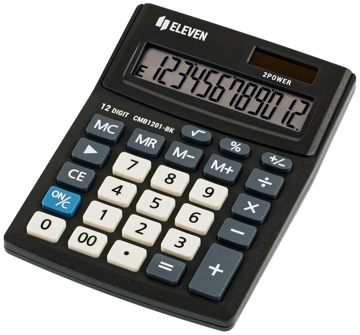 Калькулятор настольный Eleven Business Line CMB1201-BK 12 разрядов двойное питание 102*137*31мм черный