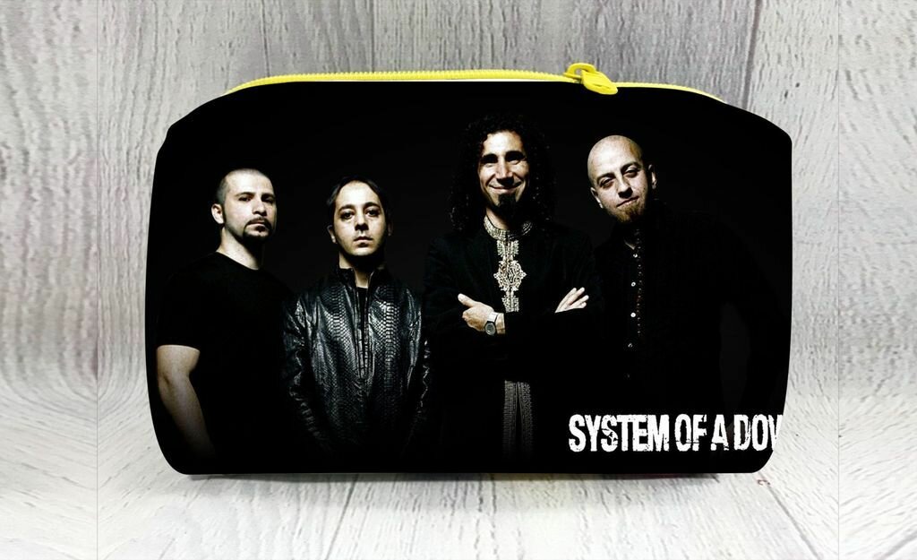 Пенал мягкий горизонтальный System of a Down, Систем оф а Даун №10