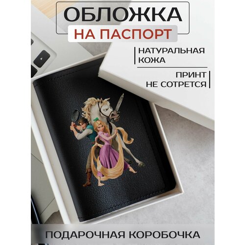 Обложка для паспорта RUSSIAN HandMade, черный