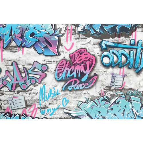 Обои виниловые на флизелине(светятся в темноте) PALITRA HOME DAIM HC71906-14. 10,05*1,06м