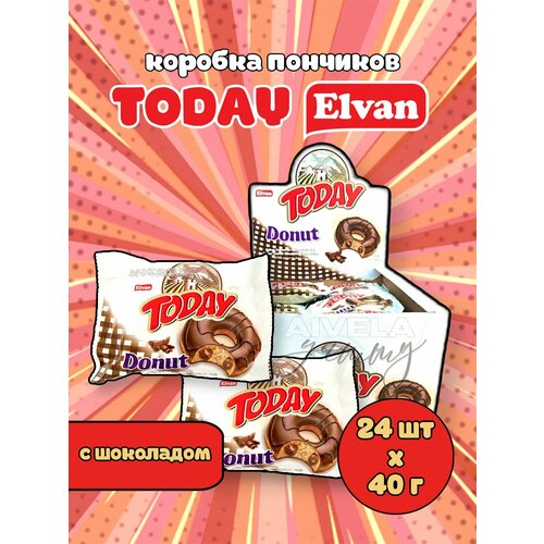 Elvan Today Donut Chocolate/   /        24 