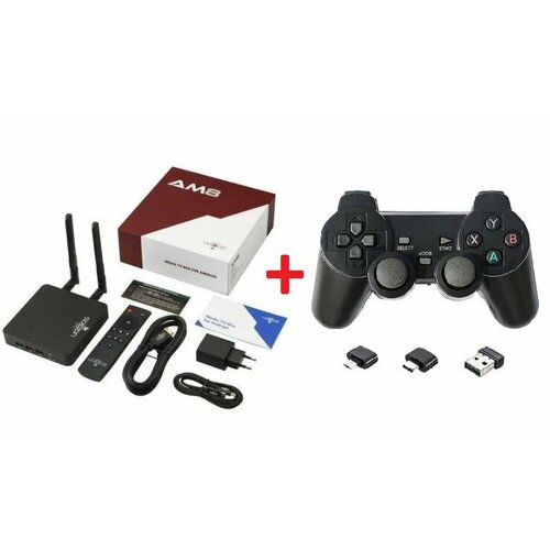 Смарт ТВ приставка Ugoos AM8геймпад для игр с установленными приложениями для бесплатного просмотра ТВ и фильмов 2850000₽