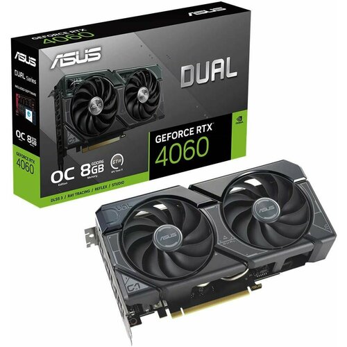Видеокарта ASUS DUAL-RTX4060-O8GRTX4060 HDMI DP38G D6 4044800₽
