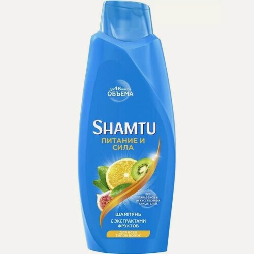 Изображение товара Шампунь для волос Shamtu Питание и сила, с экстрактами фруктов, 500 мл