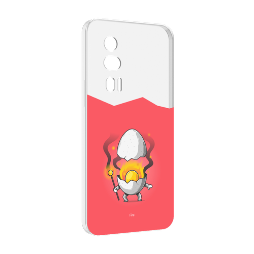 Чехол MyPads горелое яйцо для Xiaomi Redmi K60 задняя-панель-накладка-бампер чехол mypads горелое яйцо для xiaomi 13 задняя панель накладка бампер
