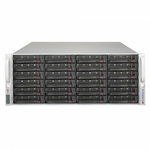 SuperMicro CSE-846BE2C-R1K03JBOD 4U, SC846B SAS3 24 Drive JBOD w/ Dual Expander, 2x 1000W CSE-846BE2C-R1K03JBOD