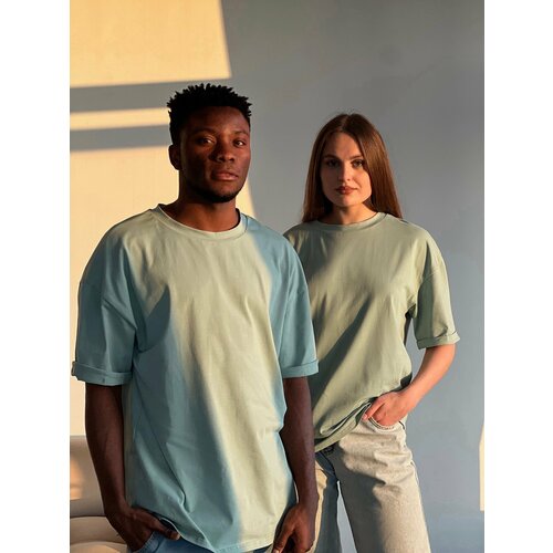 фото Футболка, размер m, зеленый wm shop