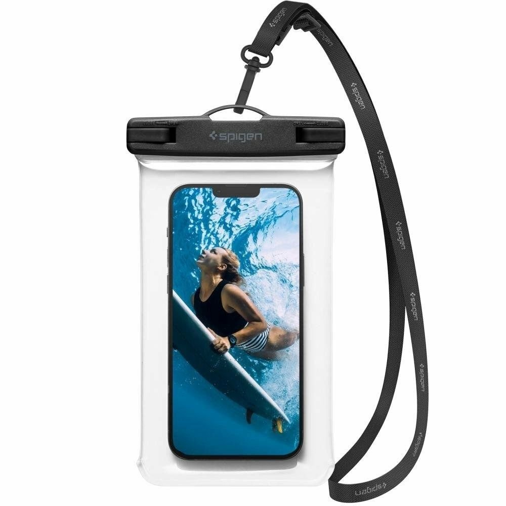 фото Чехол Spigen A601 Waterproof AMP04526 водонепроницаемый универсальный чехол черный для универсальное назначение