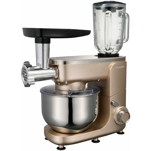 Кухонная машина Hyundai HYM-S7451 планетар вращ 1400Вт золотистый 1468500₽
