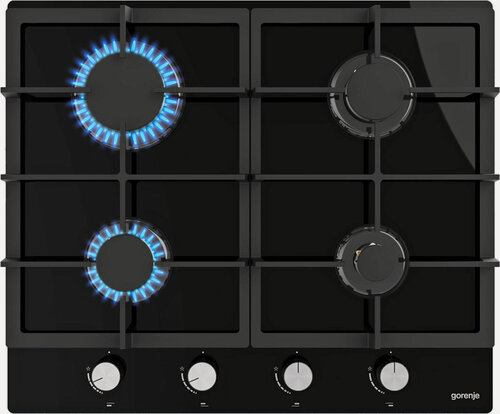 Изображение товара Независимая газовая варочная панель Gorenje GT 641 AKB, 4 конфорки, черная