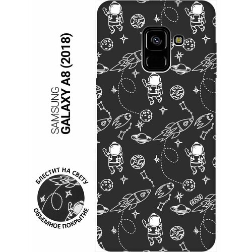 Ультратонкая защитная накладка для Samsung Galaxy A8 (2018) с принтом 