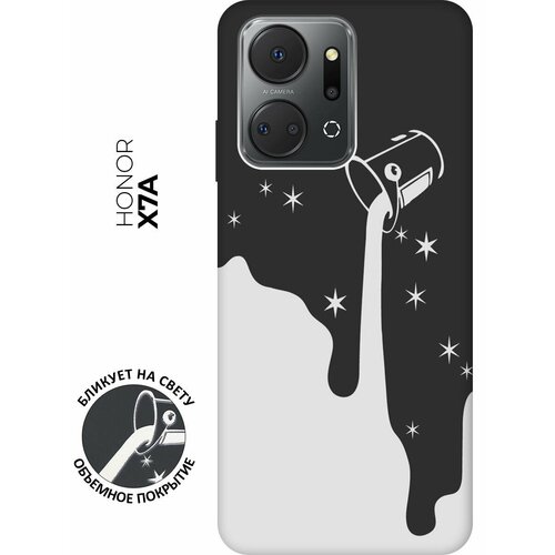 Матовый чехол Magic Paint W для Honor X7a / Хонор Х7а с 3D эффектом черный матовый чехол kickboxing w для honor x7a хонор х7а с 3d эффектом черный