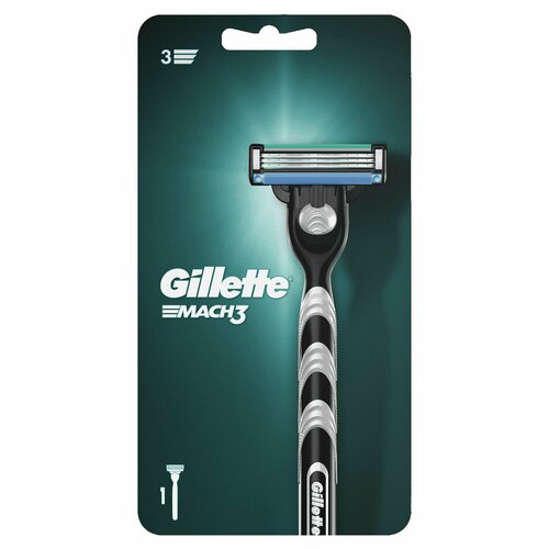 Мужская бритва Gillette Mach3 с 1 сменной кассетой