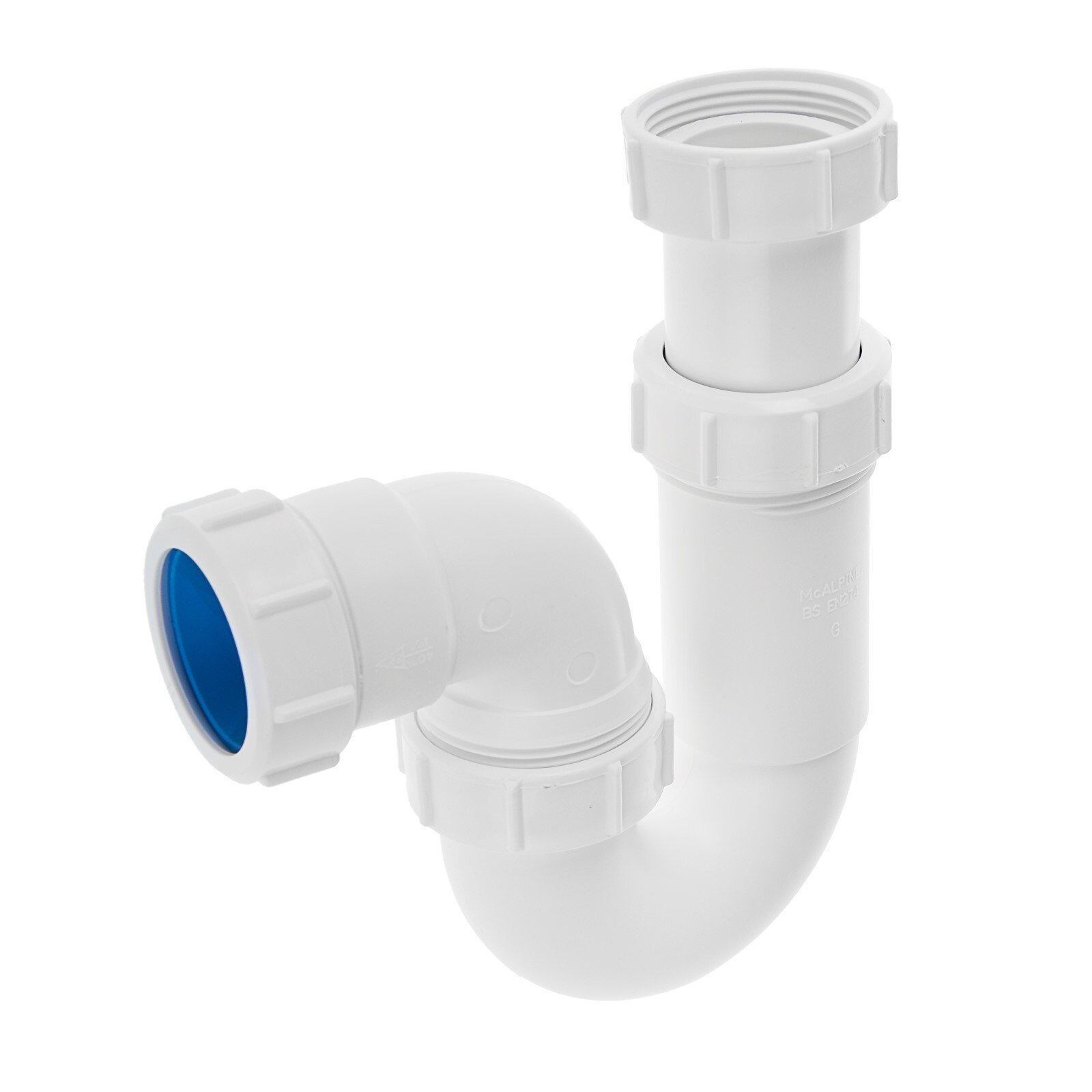 Сифон для раковины McAlpine трубный 40 мм (MRSK15) — фото 1