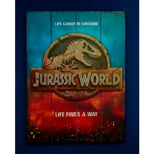 3D фигурка Мир Юрского Периода JURASSIC WORLD - WOODART 3D Life Finds a Way