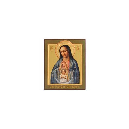 Икона 21х17 БМ Помощница в родах #166132 алмазная вышивка икона помощница в родах две картинки