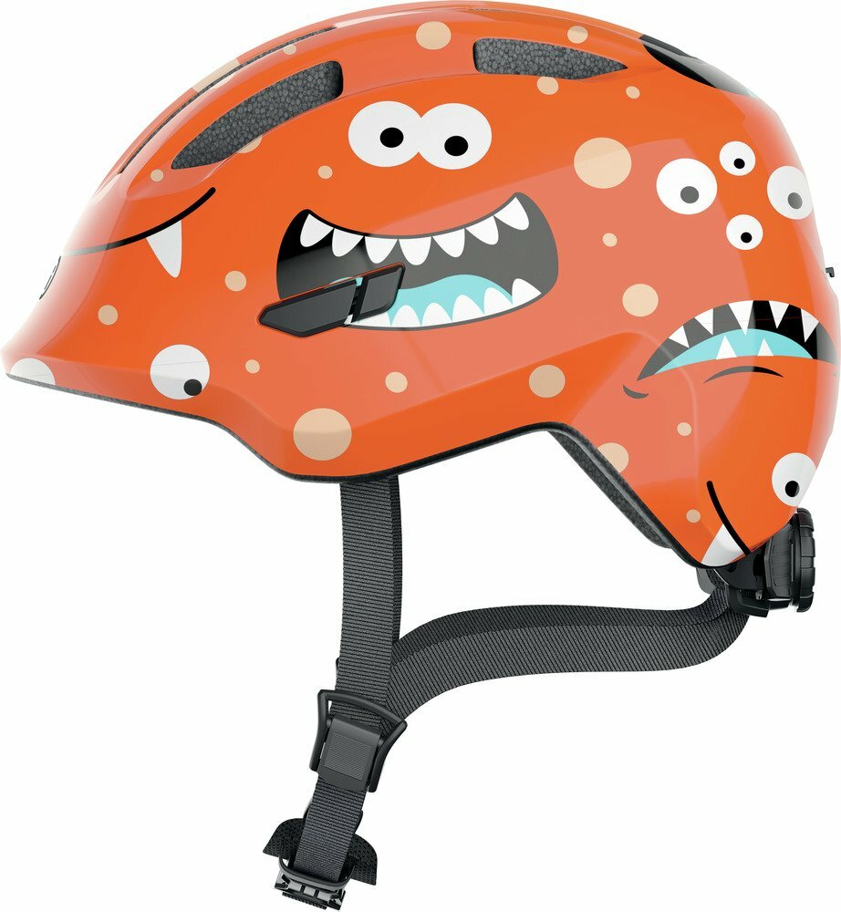 Шлем ABUS Smiley 3.0 зеленый с роботами, Размер: 45-50