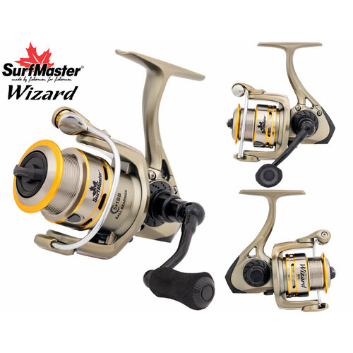 катушка безынерционная surf master black bass fb2500a 5 1bb з ш Катушка безынерционная Surf Master Wizard 2000 5+1bb