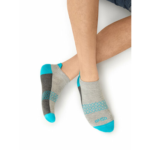 фото Носки omsa, размер 45, серый