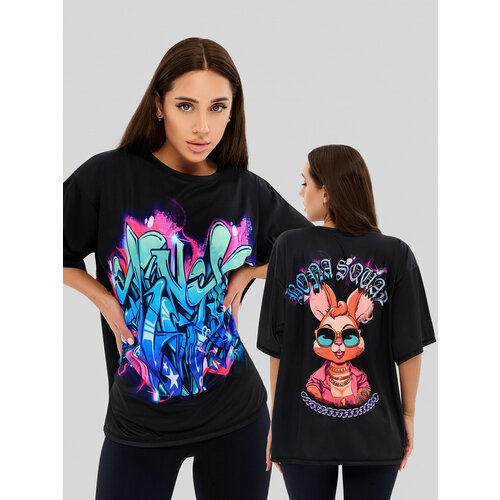 фото Футболка bona fide, размер , onesize, черный