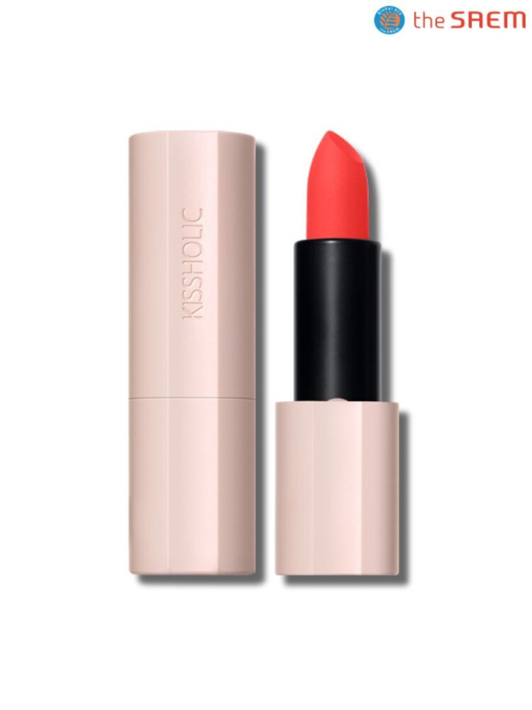 The Saem Помада Kissholic Lipstick Matte OR04 Grapefruit Blended