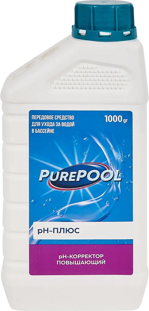 Средство PurePool для повышения кислотности воды в бассейне 1л - фотография № 1