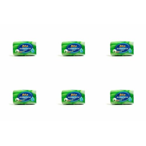 BEA Антибактериальное мыло с экстрактом Алоэ вера, 125 г, 6шт
