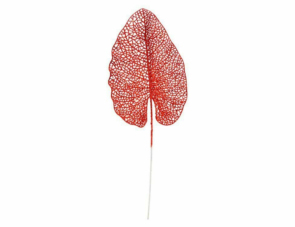 Декоративная ветка пластик, красный, 67 см, Koopman International