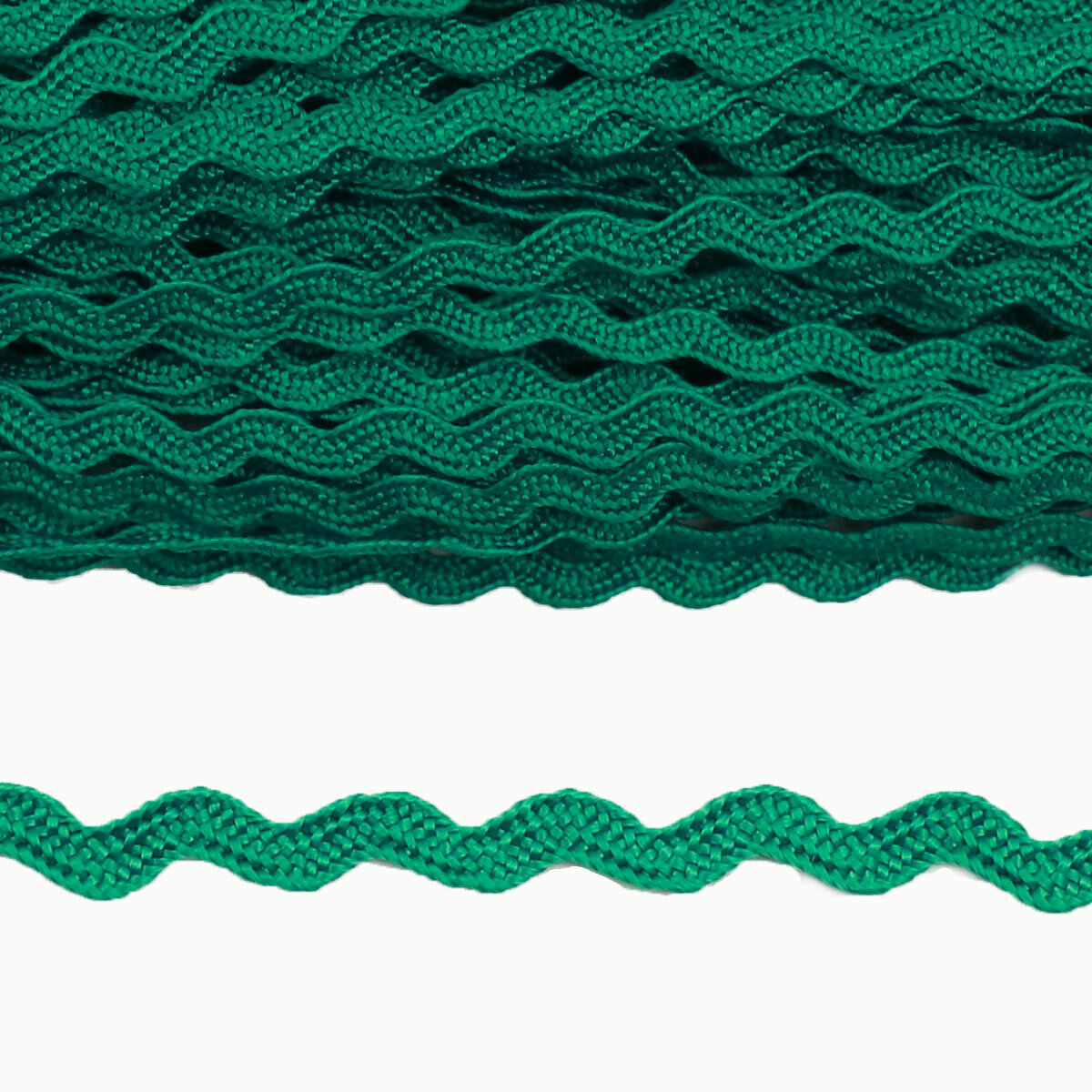 Тесьма декоративная вьюнчик 3мм*30м, Нудольская фабрика, С441 (зеленая)
