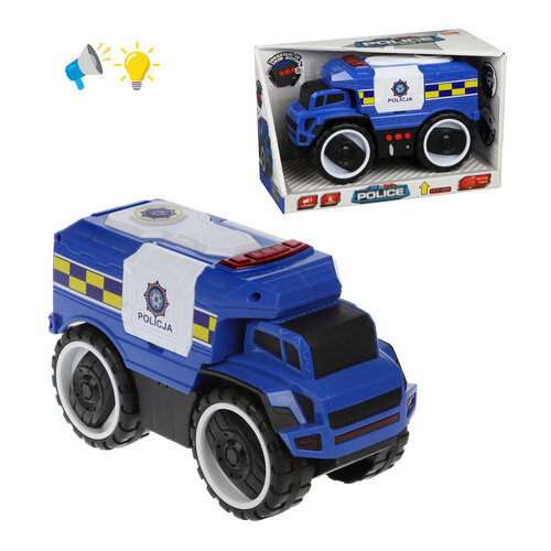 Машинка Наша игрушка Полиция (A5577-4), 22 см, синий машины наша игрушка машина инерционная полиция a5577 4