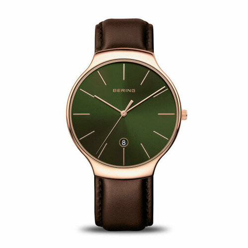 фото Наручные часы bering, золотой, коричневый