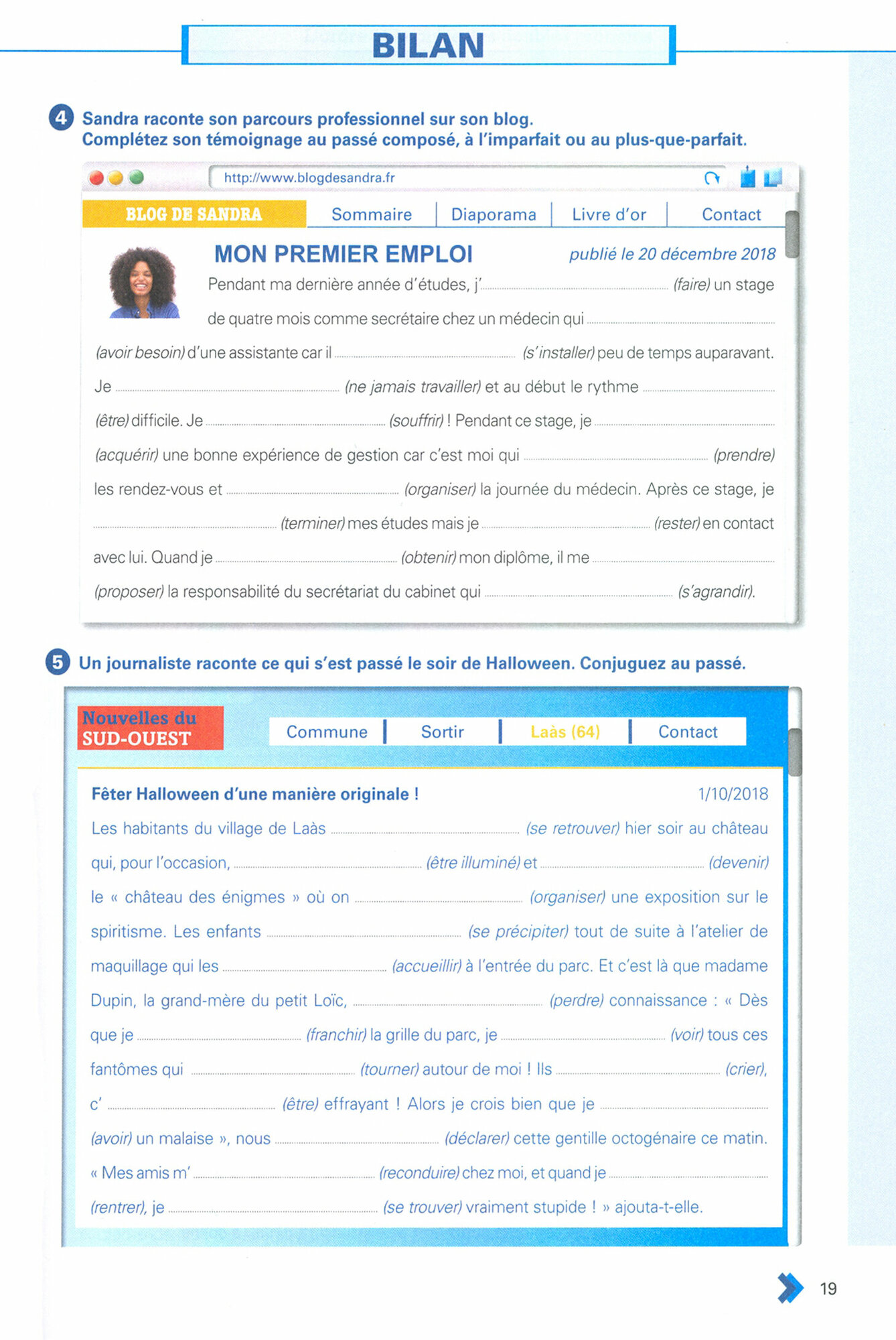 Exercices de grammaire B2 + audio MP3 + corriges - фото №2