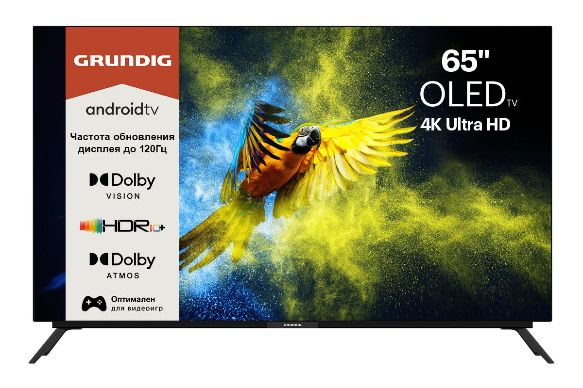 Телевизор Grundig 65 OLED GG970B, 65", черный