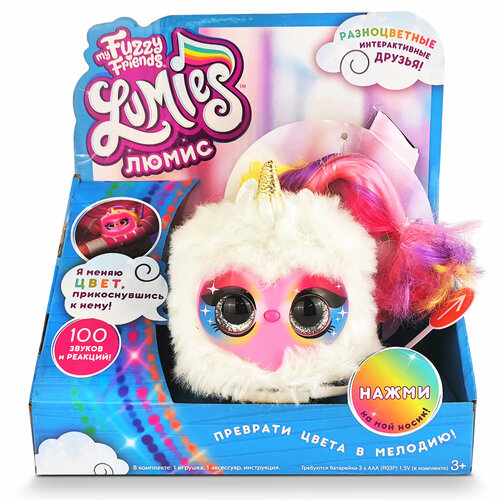 фото Интерактивная мягкая игрушка "люмис искорка" my fuzzy friends lumies