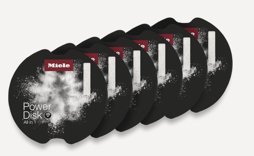 Изображение товара Картридж для посудомоечной машины Miele PowerDisk All in 1, 6 шт. в 6 уп, 0.4 кг, коробка