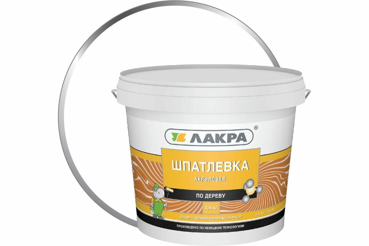 Шпатлевки Шпатлевка по дереву 1,5кг белая