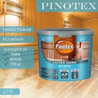 Характеристики модели Лак для бань и саун на водной основе Pinotex ...
