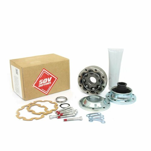 Шрус вала карданного для а/м Газель, Соболь (п/привод 4х4) полный ремкомплект (под 8 болтов)