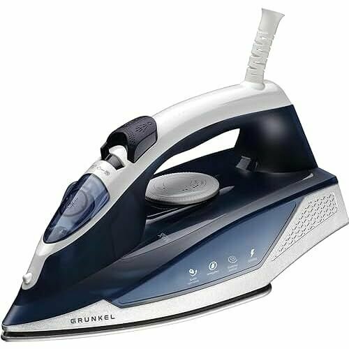 Grunkel паровой утюг мощностью 2200 Вт с нескользящей антипригарной подошвой PL-22NS 3 режима работы функция антикапля и регулировка подачи пара 2200 Вт 923500₽