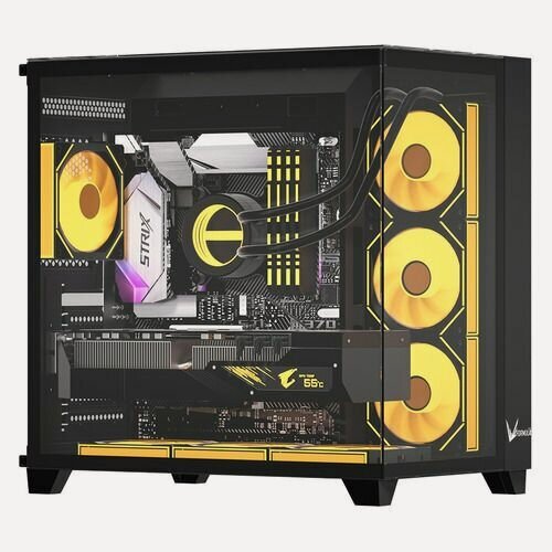 Изображение товара Корпус mATX Formula Crystal Z9M, Mini-Tower, без БП, черный [crystal z9m b]