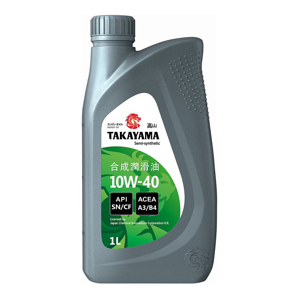 TAKAYAMA Mototec 3000 4T SAE 10W-40 API SL JASO MA-2 1л пластик (6056098)