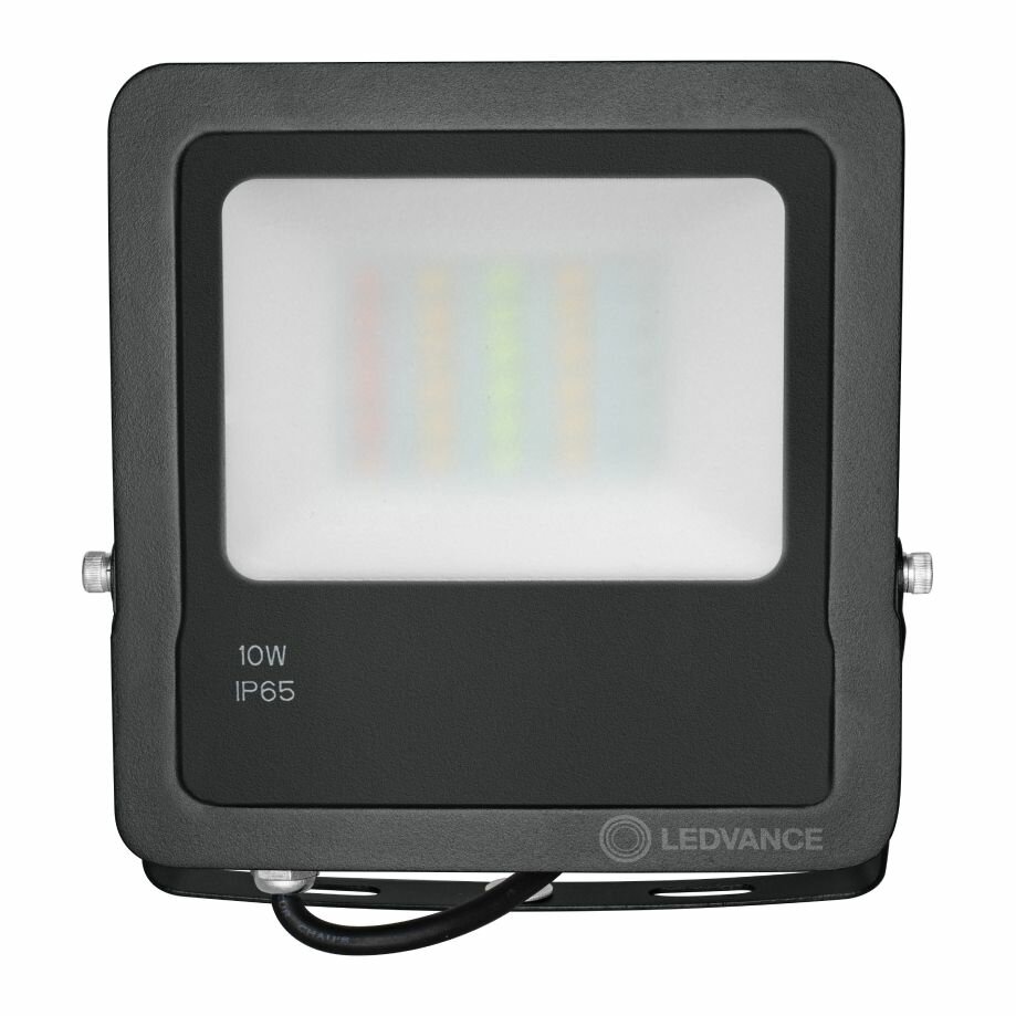 Умный прожектор с технологией WiFi LEDVANCE SMART WiFI FLOOD 10Вт 630лм 3000K RGBW IP65 темно-серый