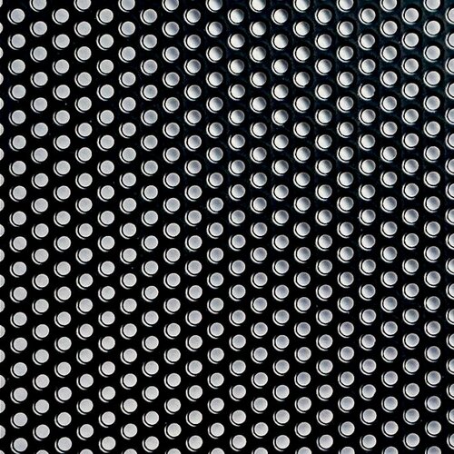 Изображение товара Вентиляционная решетка без рамки лист перфорированный 100х100 (ШхВ) мм металлический черный ExDe