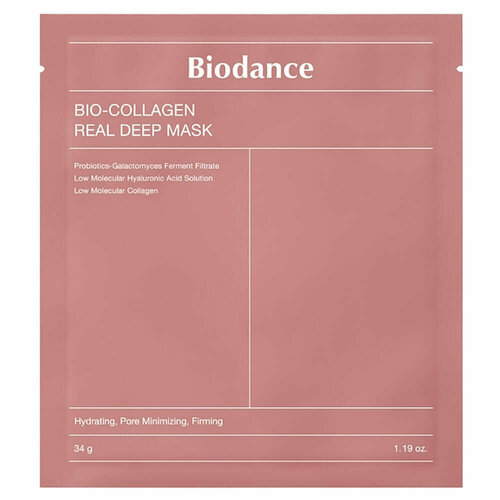 Biodance Маска гидрогелевая с коллагеном и ферментами Bio-Collagen Real Deep Mask, 34 грамм